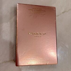 New in Box Patrick Ta Double take Cream and Powder Blush in She’s a Doll